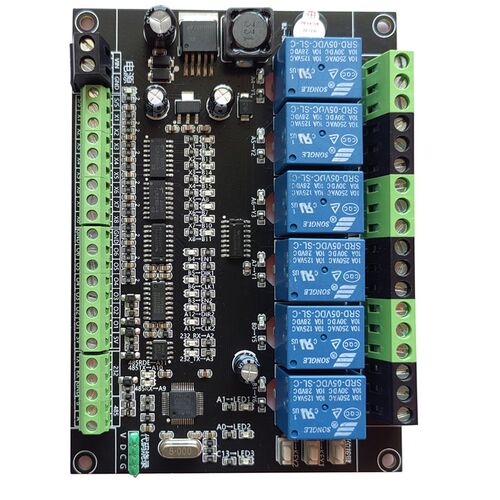 STM32开发板工控板  继电器输出 光耦隔离输入485 232通讯代替PLC