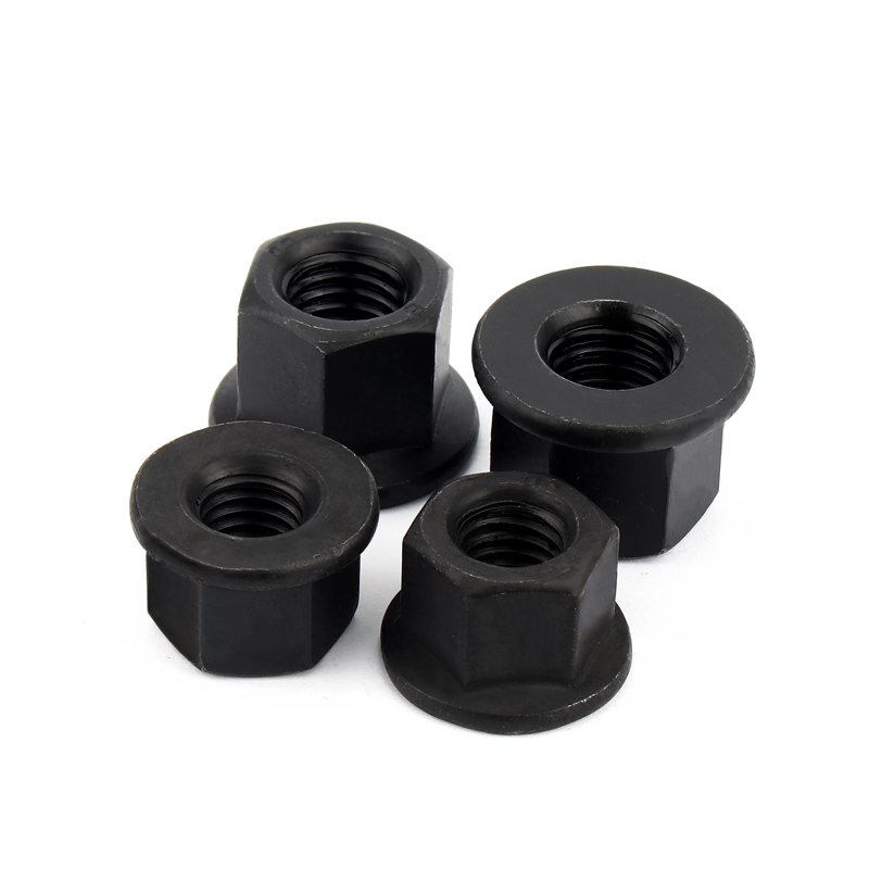 M10M12M14M16M1p8M20M22M2430法兰带垫螺帽六角法兰面高螺母压板