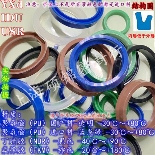 U2/IDU/YXd/USR 180*196*18/185*201*18/190*206*18 密封圈油封