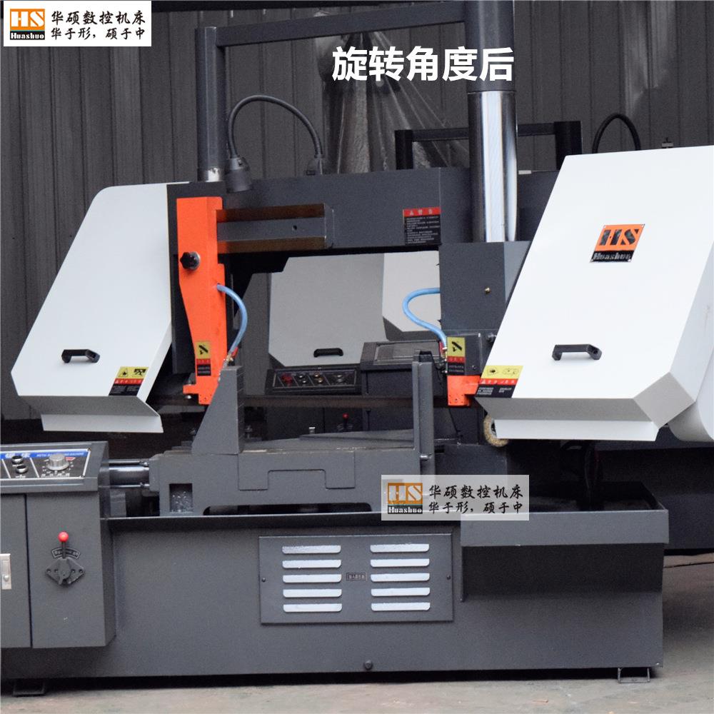 锯床源头厂家供应可以锯斜度角度的金属带锯床45度60度角度带锯床