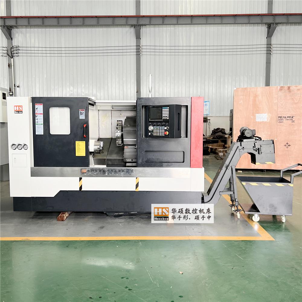 斜床身数控车床厂家供应cTCK560规格配置液压卡盘12位刀塔