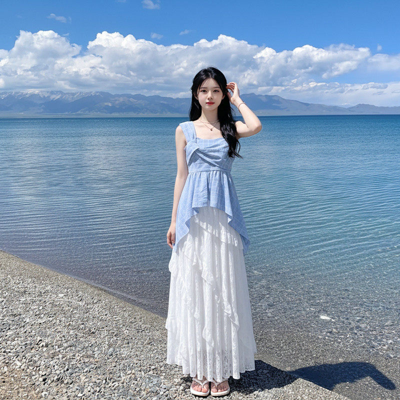 夏日初恋氛围感穿搭连衣