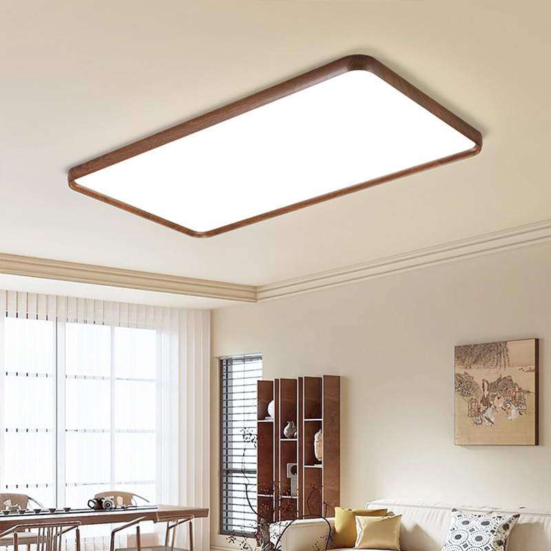 新中式胡桃木纹客厅吸顶灯超薄无缝隙贴顶智能全光谱护眼房间灯具,鲜花速递/花卉仿真/绿植园艺,割草机/草坪机,淘宝优惠券,粉丝福利购,淘宝优惠卷