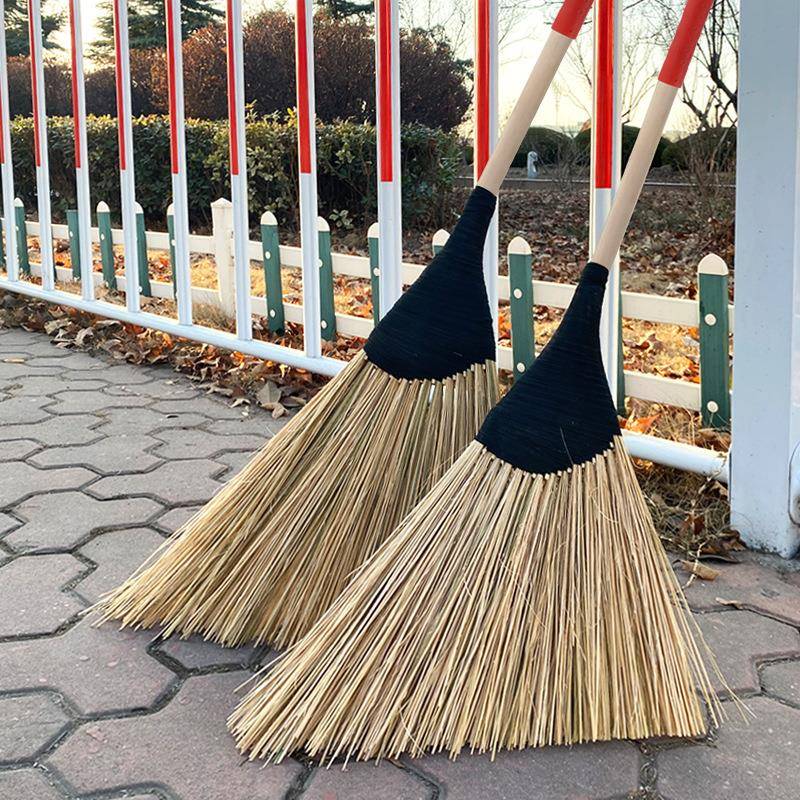 长柄竹丝扫把1.6斤清洁大扫把扫马路庭院环卫物业园林扫把