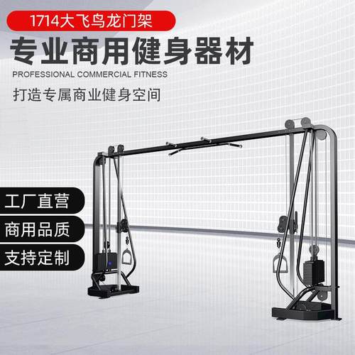 大龙门架健身房力量商用飞鸟龙门架型训练器械私教胸部综合器材