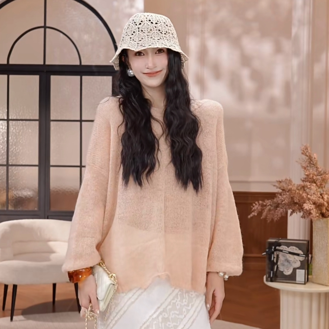 BEAUT SAY“乌龙桃桃”毛针织衫