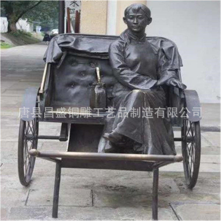大型古人铜雕塑 拉小提琴人物铜像摆件商业街公园小品人物铜像