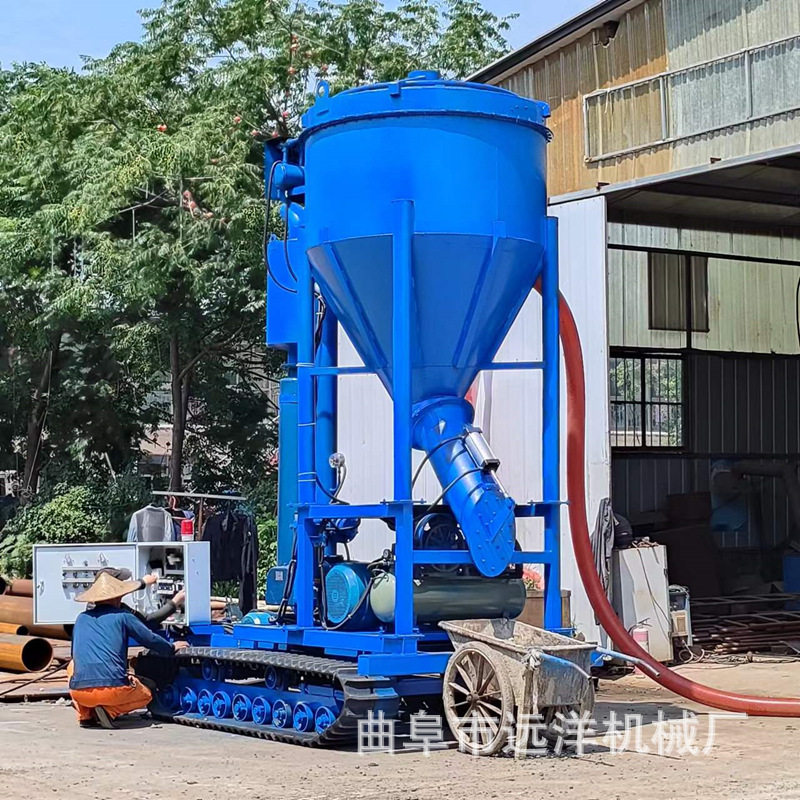 履带移动负压抽料气力输送机