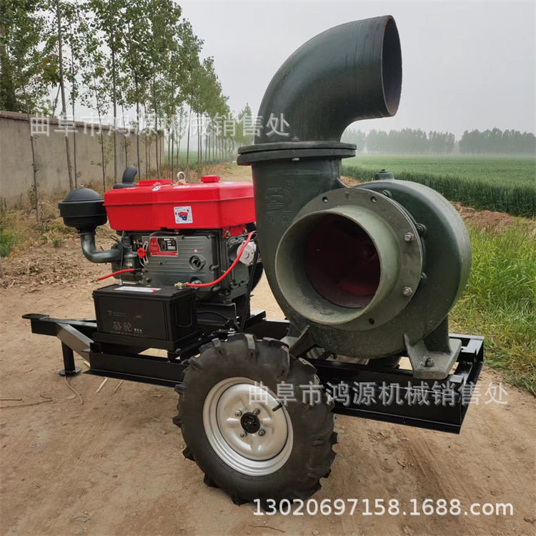 柴油6寸抽水泵 4进3出高压喷灌泵 柴油机抽水泵图片