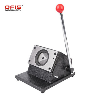 44mm手动切圆切卡机  圆形裁切机可做规格  胸章机切圆刀32#