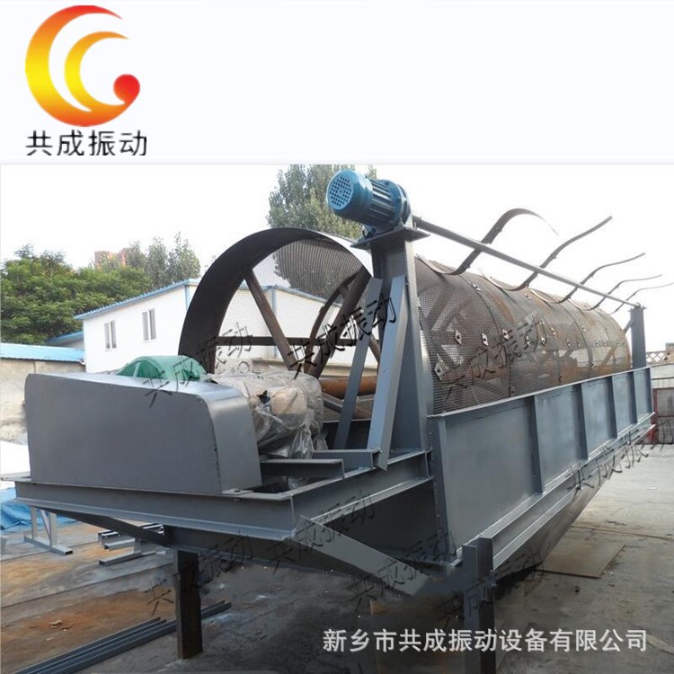 无轴滚筒筛河沙垃圾分选设备