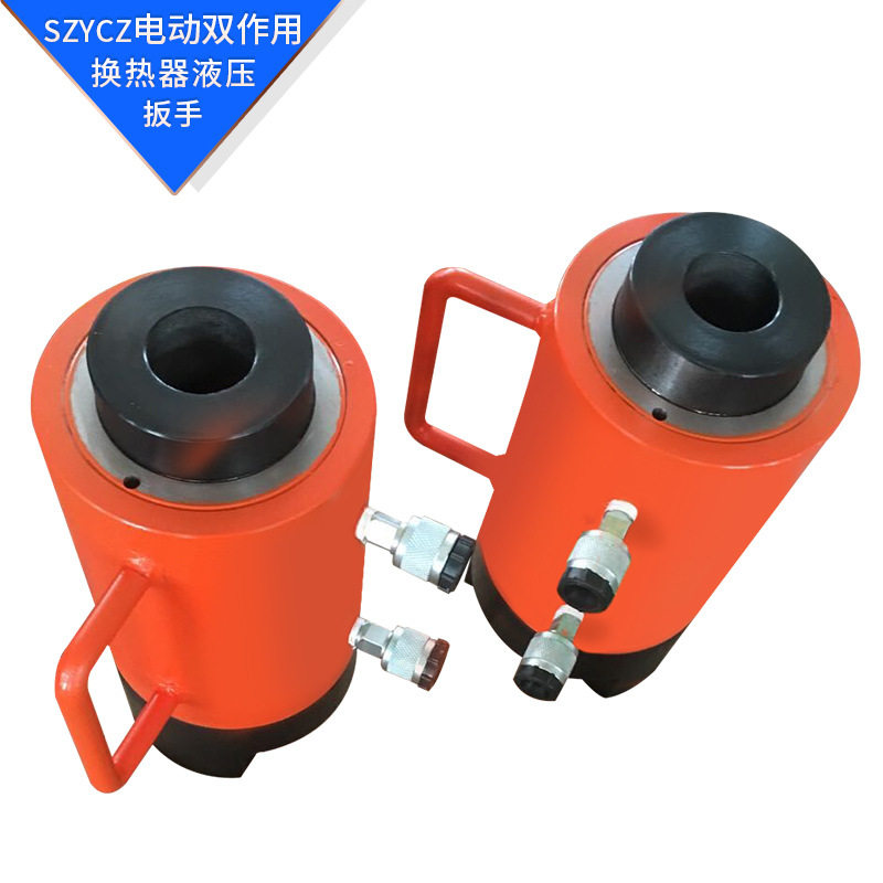 泰力电动液压夹紧器板换夹紧器重型双作用板式换热器液压扳手