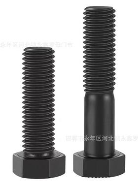 M48*100/150/180/240/350/430/500半牙12.9级外六角全牙GB5782-83