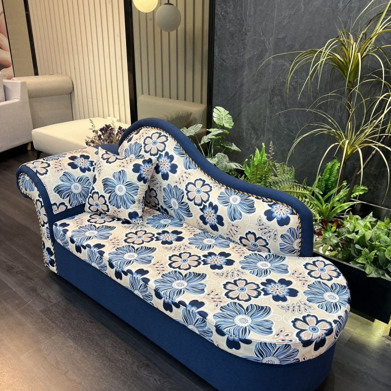 欧式小户型贵妃布艺躺椅