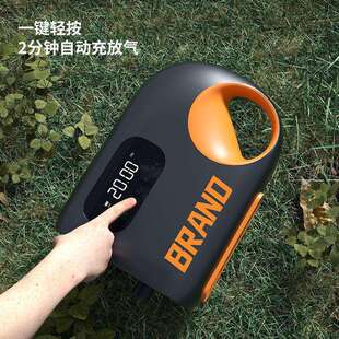 新款 戶外帳篷SUP漿板皮劃艇無線充氣泵 電動(dòng)車載充氣泵 戶外便攜式