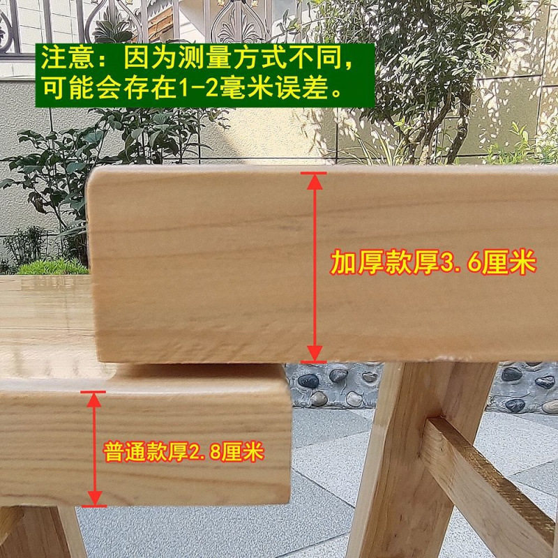 实木长条凳高凳子碳化色板凳馆子饭店长凳凳家用长条凳工厂凳