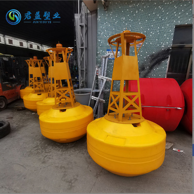 码头直径1.2米作业浮标 桥区侧面左侧右侧浮标 带太阳能航标灯浮