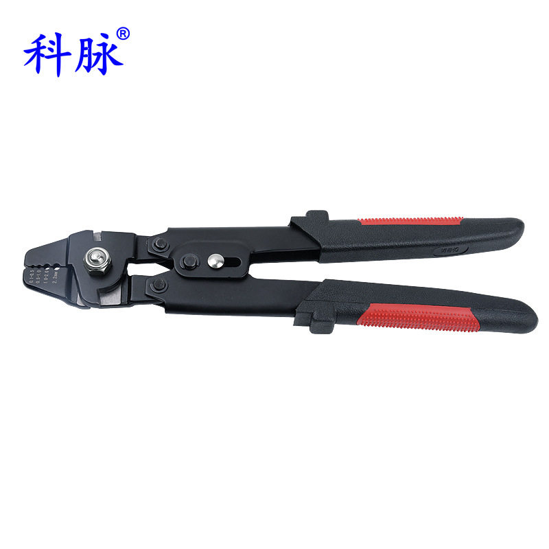 科脉 铝套压线钳 圆形八字椭圆铝管铜管钢丝绳压钳海钓鱼钩压接钳