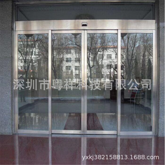 地铁大厅自动感应门厂家别墅平开悬浮自动玻璃门玻璃自动门