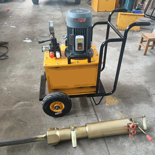 大理石矿山开山劈石机器 手推式液压劈裂机小型柴油劈裂机