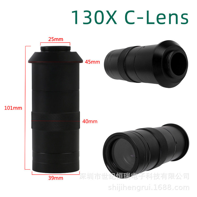 130X连续变倍数码显微镜CCD口