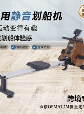 厂家批发健身房健身器材家用多挡可调节磁阻划船机室内静音划艇机