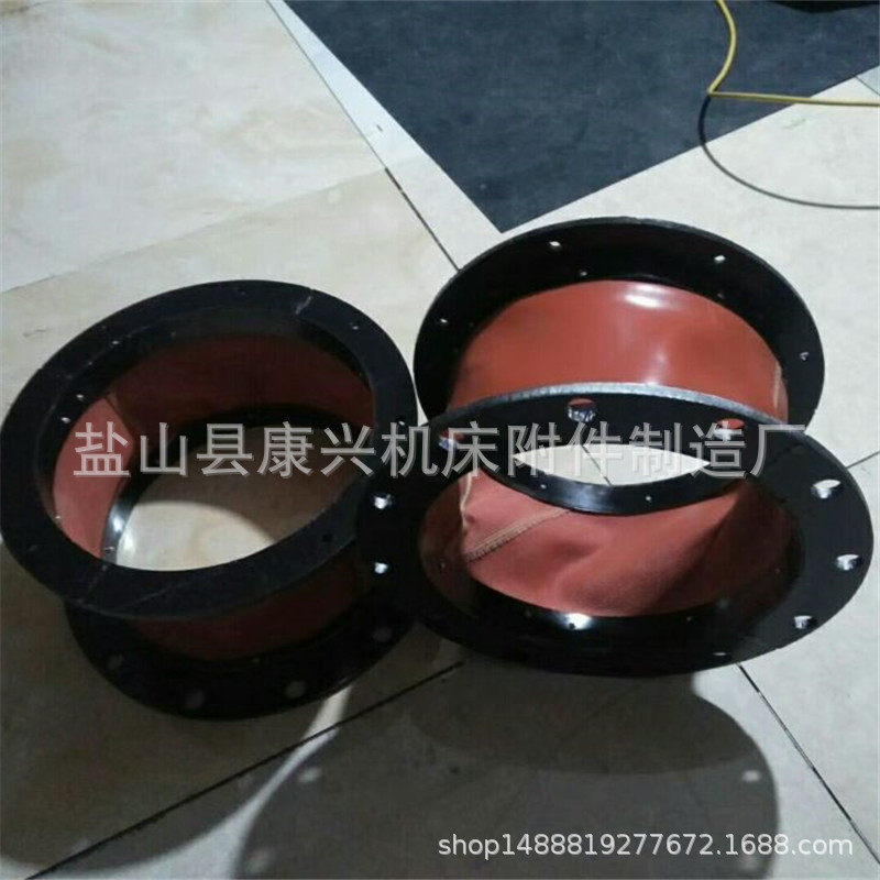 耐高温风机防火通风软连接伸缩式风机进风口软连接伸缩式帆布布袋
