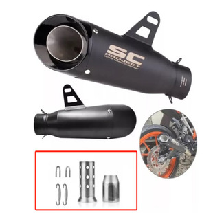 小忍者Z250 300ZX10MT0709 R25R3R6 炸街SC双层摩托车排气管尾喉