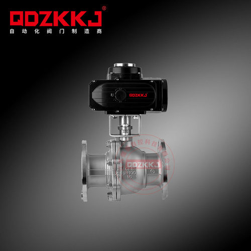 Q941F-16P电动不锈钢304法兰球阀电动球阀开关型调节型高温防腐