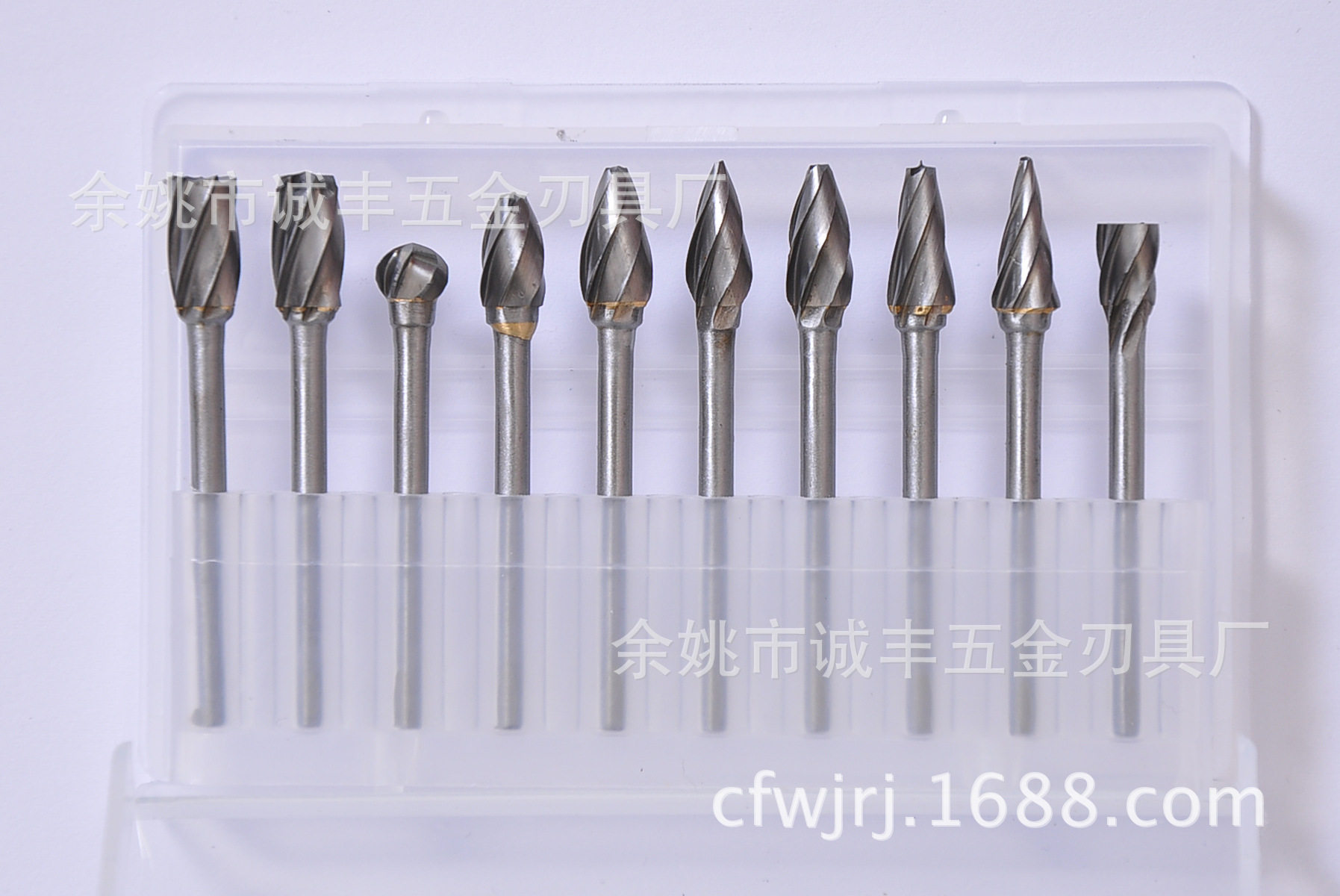 厂家推荐硬质合金旋转锉木工软材料3柄粗齿套装钨钢磨头现货批发
