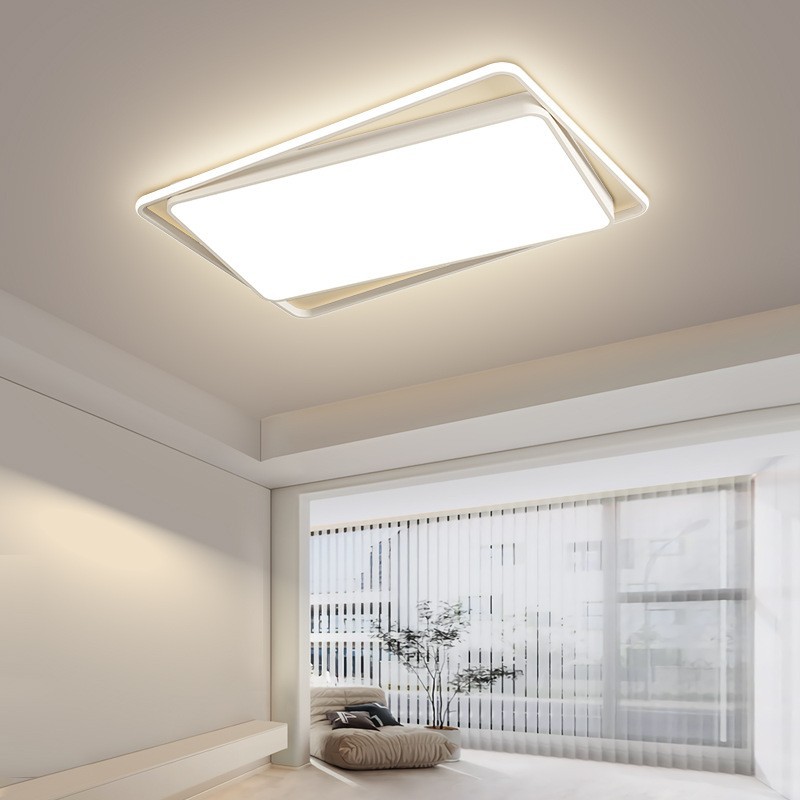 现代简约客厅灯led房间卧室吸顶灯家用网红奶油风2023年新款灯具