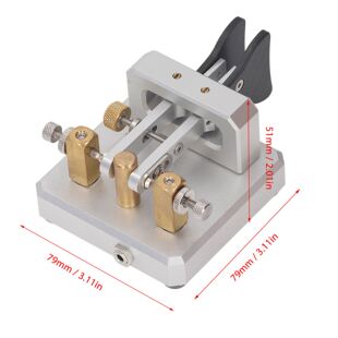 双桨自动电键无线电自动莫尔斯键器短波CW发报器摩尔斯电码电键