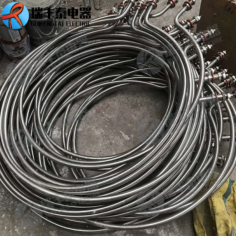 加工 各种类型双头电加热管 太阳能辅助加热管 即热式水烧发热管
