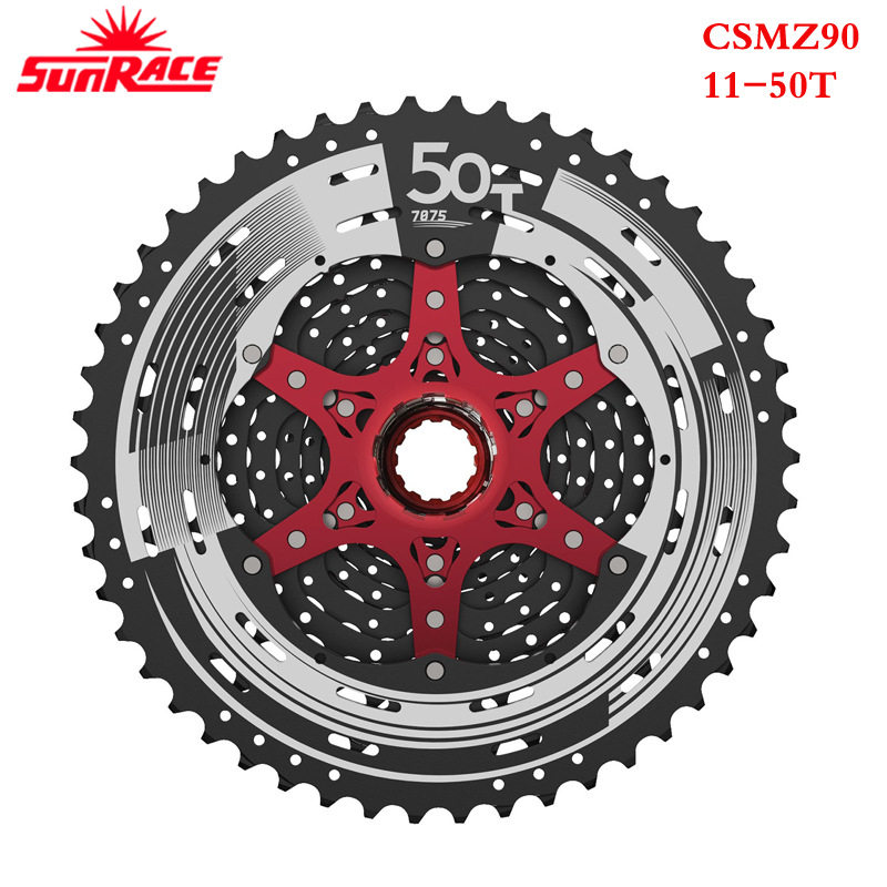 12速日驰SUNRACE自行车外变飞轮变速飞轮骑行多级自行车飞轮卡式