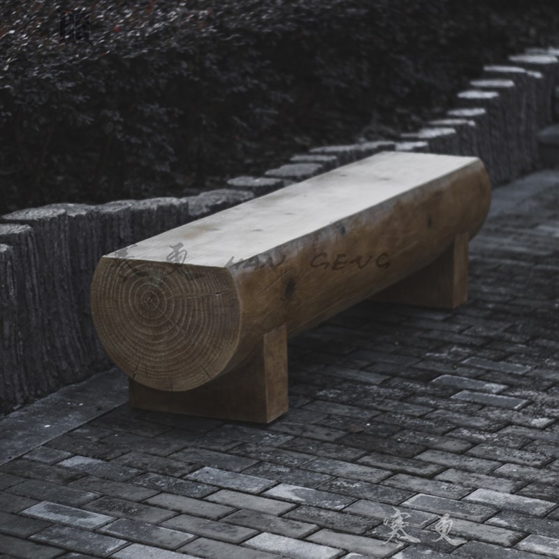 户外长凳子庭院长板凳阳台座椅休息休闲条凳花园长椅仿实木换鞋凳