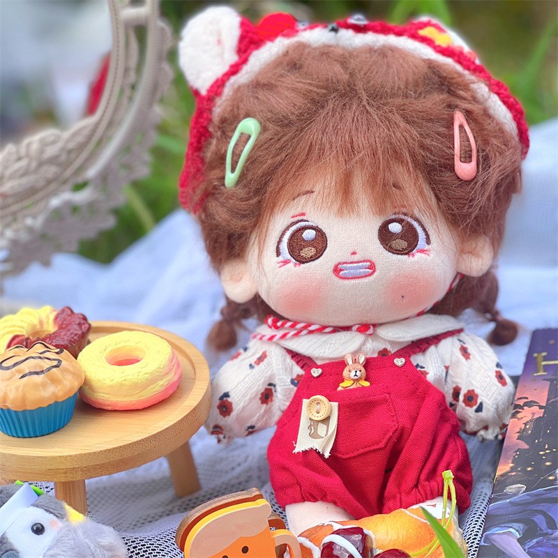 现货宋亚轩炸毛棉花娃娃20cm宋小帅毛绒长发玩偶节日礼品出生证