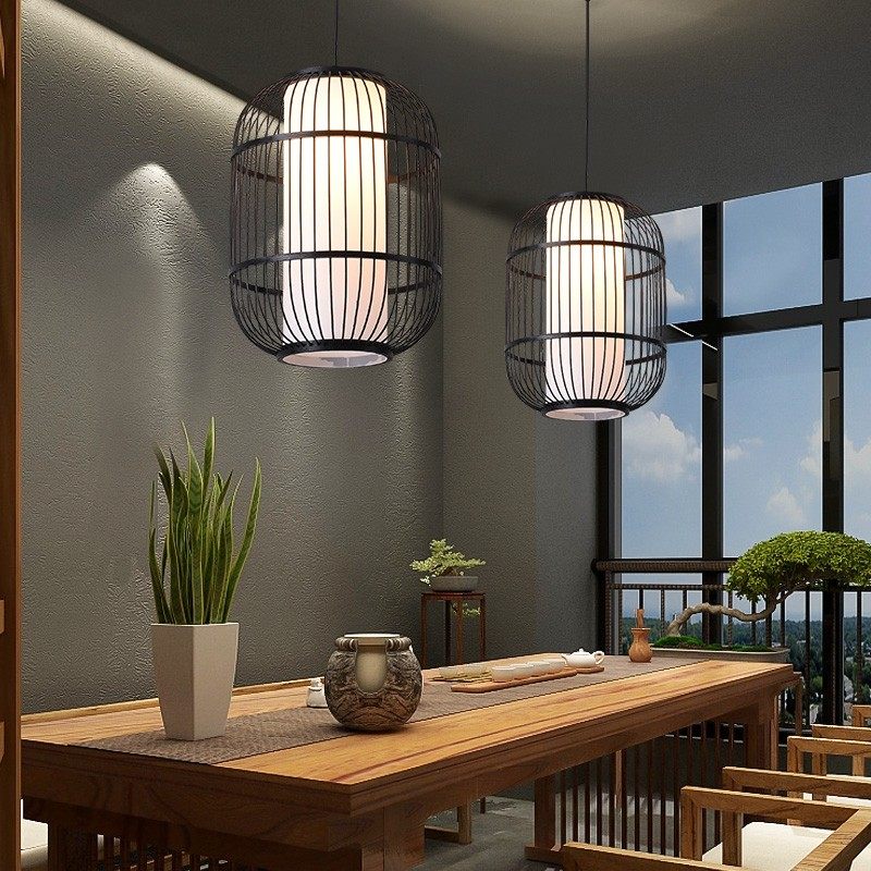 定制新中式火锅店吊灯竹编竹艺鸟笼创意灯笼餐厅饭店复古装饰灯具,家装灯饰光源,酒店/宴会厅/餐饮吊灯,淘宝优惠券,粉丝福利购,淘宝优惠卷