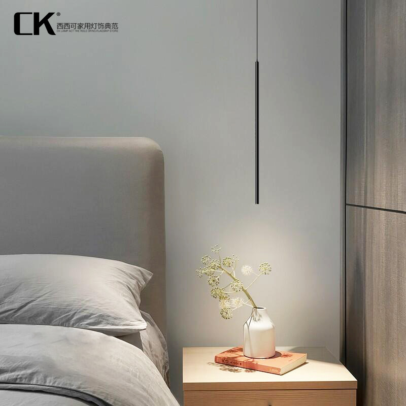 极简现代简约客厅电视背景墙超细卧室主卧床头柜垂吊线长线小吊灯,家装灯饰光源,床头/玄关/吧台/过道吊灯,淘宝优惠券,粉丝福利购,淘宝优惠卷