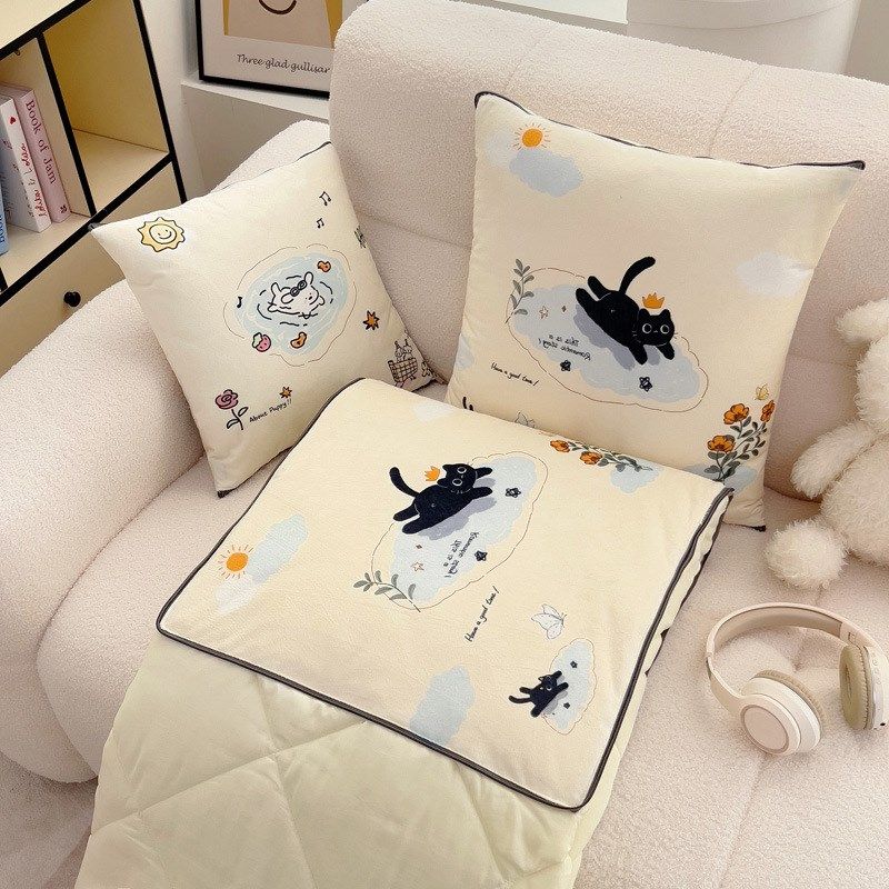 客厅沙发抱枕被子两用二合一汽车用车载靠枕抱枕被办公室空调毯子,居家布艺,抱枕被,淘宝优惠券,粉丝福利购,淘宝优惠卷