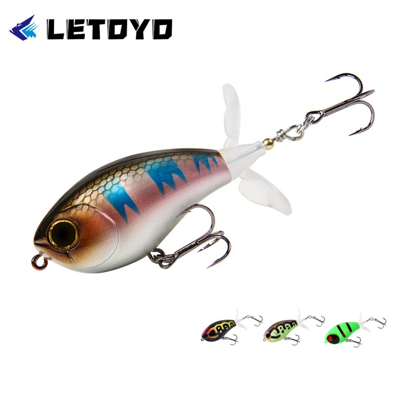 领头羊网红拖拉机路亚饵小波爬螺旋桨假饵双桨水面系黑鱼傻鲈鱼