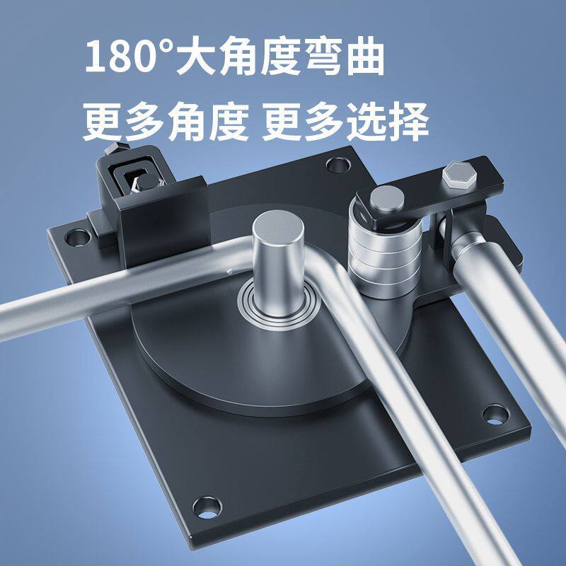 新款小型弯箍机弯曲机钢筋折弯器手动打弯机手搬圆钢箍筋弯曲机器