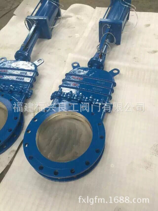 法兰梅花刀型闸阀 陶瓷气动刀闸阀 PZ673TC 厂家直销