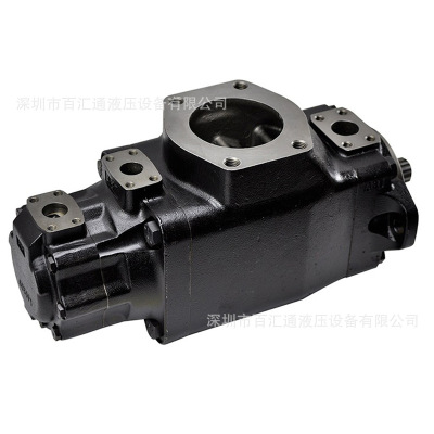 双联叶片泵 T6ED-066-045-3R02 DENSION 丹尼逊油泵塑胶机定量泵