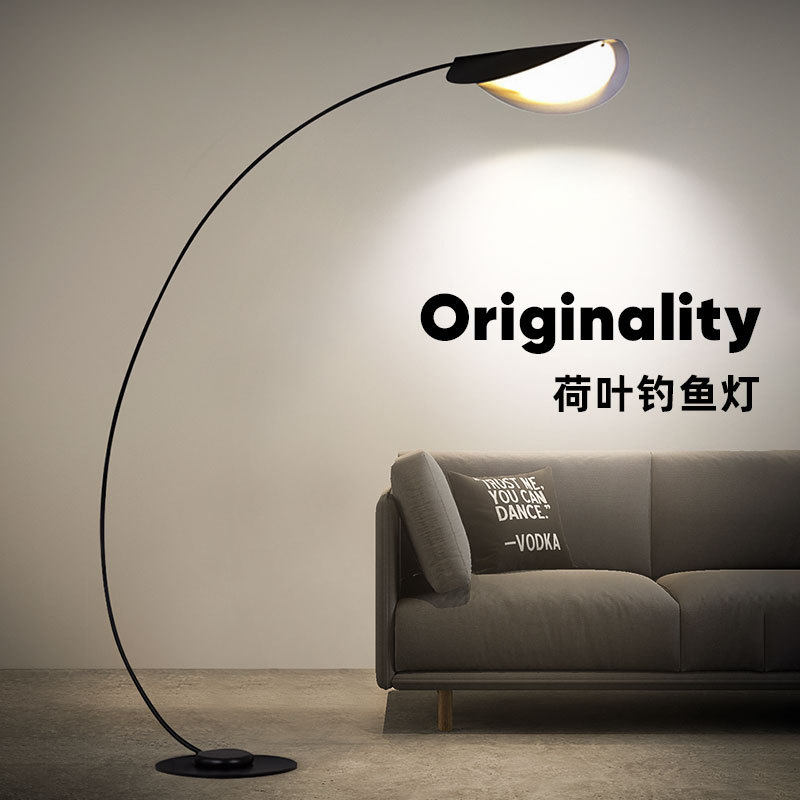 北欧设计师钓鱼落地灯极简创意艺术个性卧室床头温馨立式台灯
