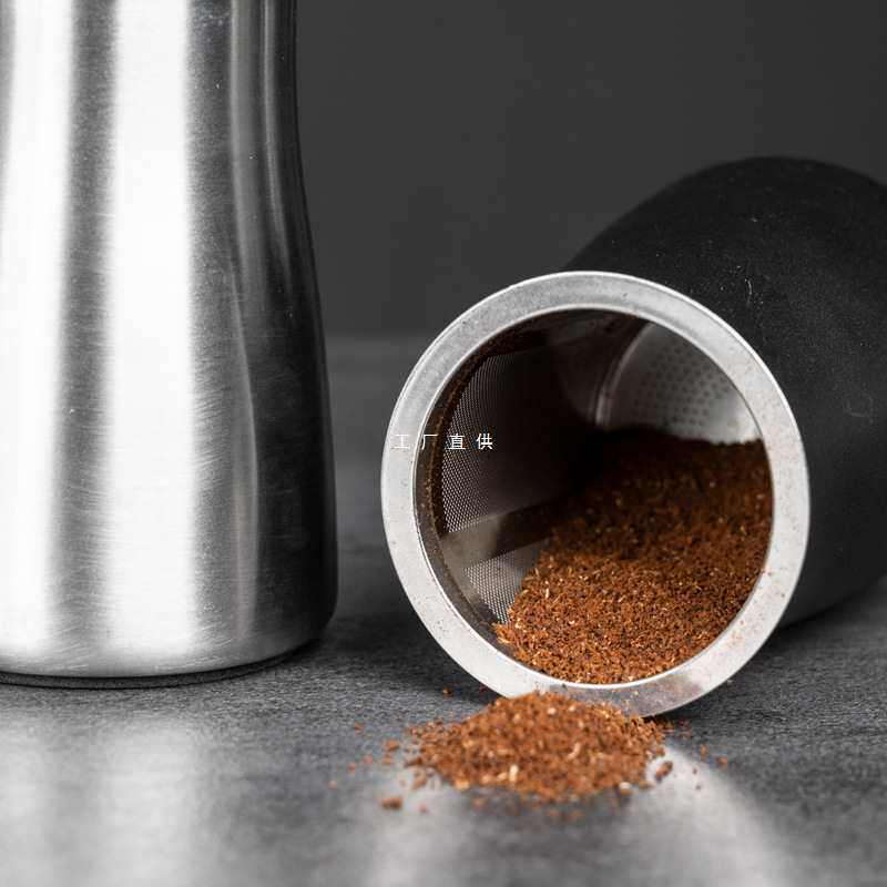 批发手冲咖啡筛粉器304不锈钢精细过滤杯粉闻香杯磨豆机接粉器