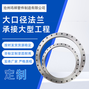 厂家供应销售大口径法兰压力容器平焊法兰帯径对焊法兰DN600 DN10