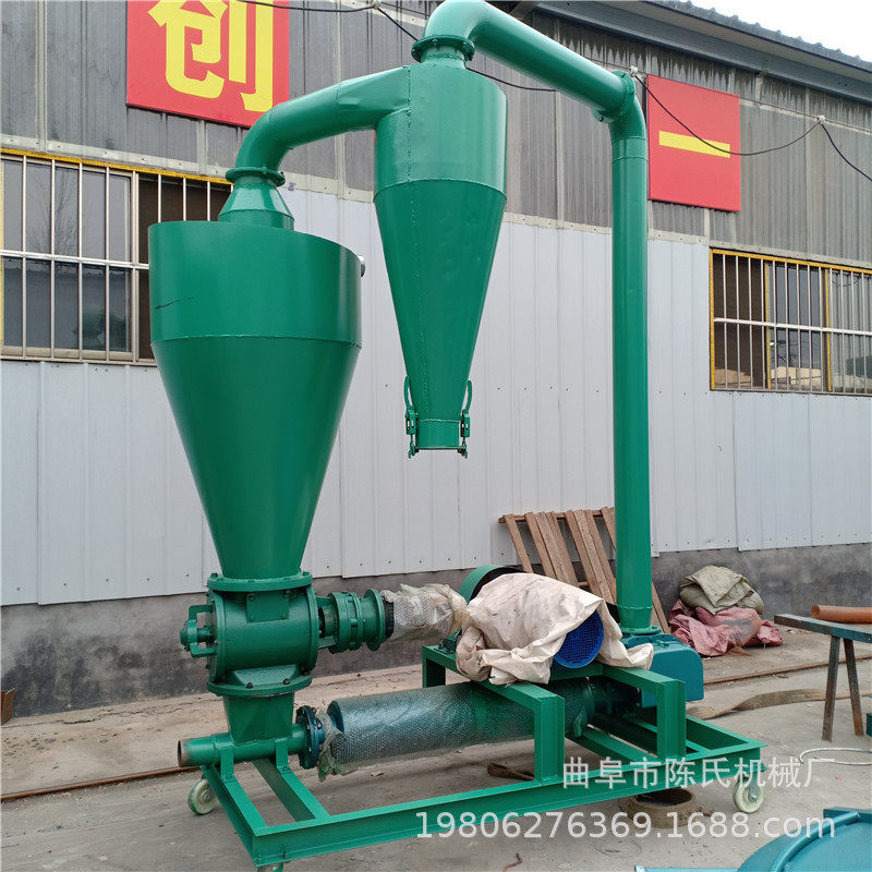 玉米散粮远距离装卸车风力吸粮机 大型装车倒仓装卸吹送式吸粮机