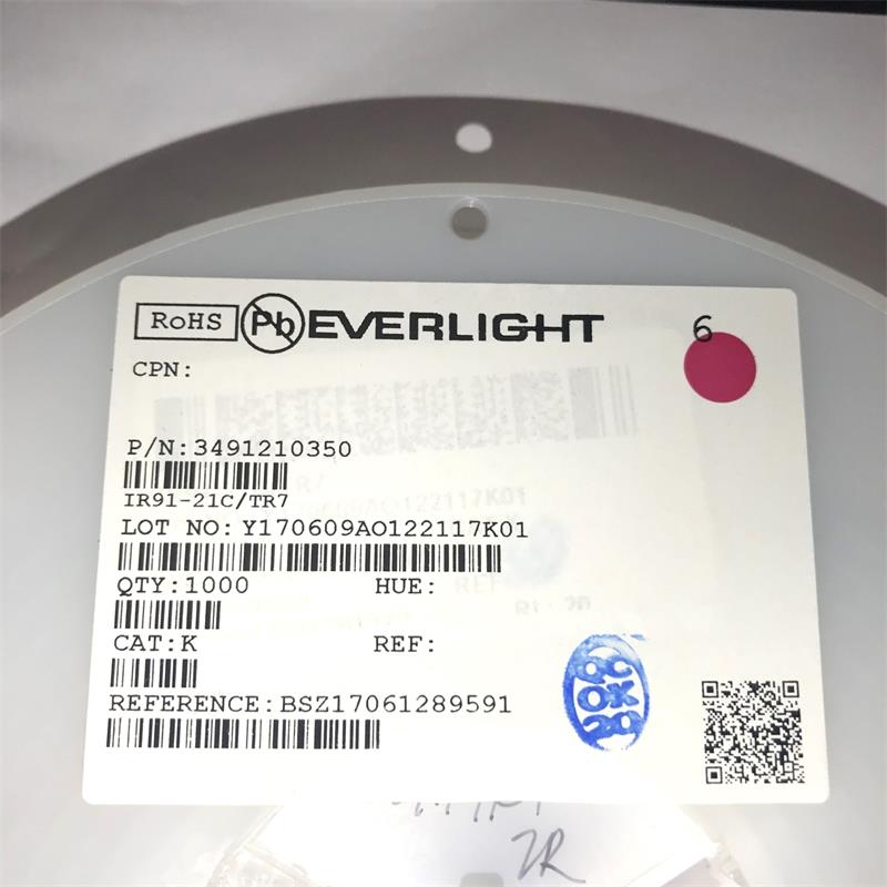 亿光IR91-21C/TR7 PT91-21B/TR7 IR91-21C/TR10 PT91-21B/TR10 秒