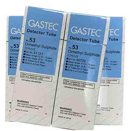 包邮日本GASTEC甲硫醚气体检测管二甲二硫醚测试管型号53