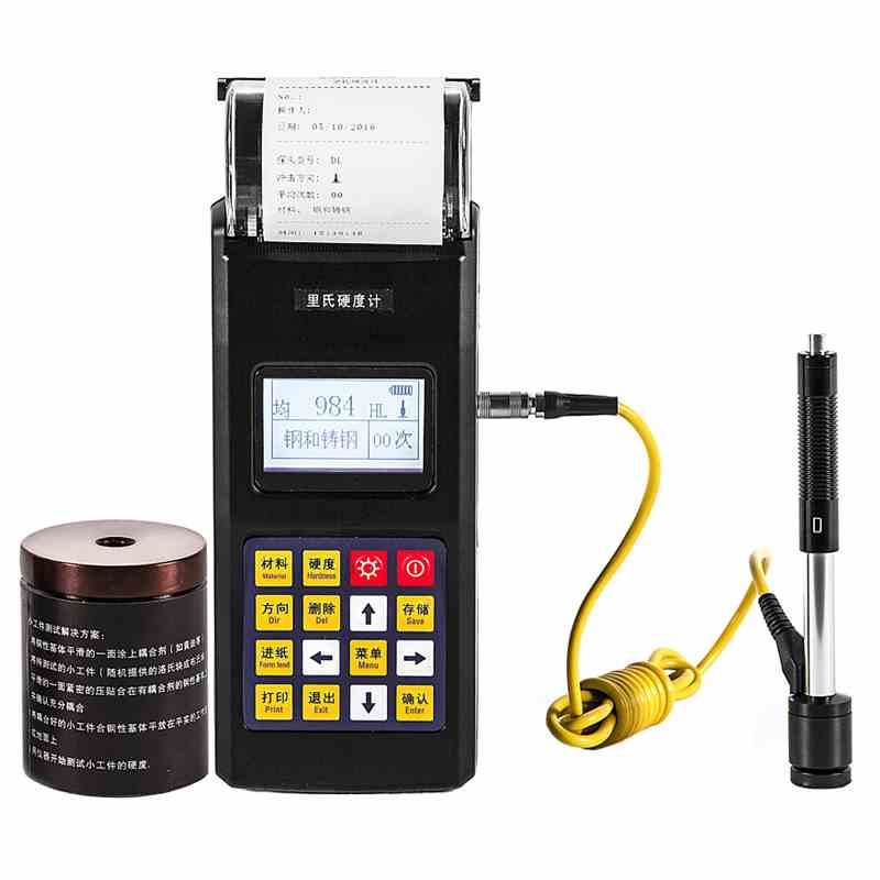 里博TH110便携式里氏硬度计打印型充电式金属硬度测试仪